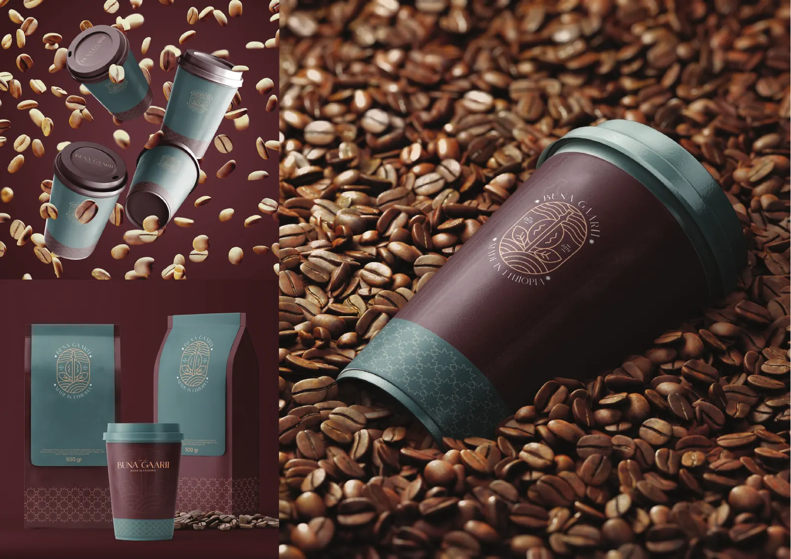 Buna Gaarii: Coffee packaging & identity